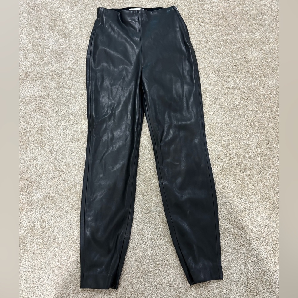 MANGO Faux Leather Pants - Picture 2 of 10